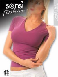 T-shirt SCOLLO V M/C PROFONDO