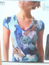 T-Shirt scollo V ART