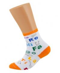 Носки детские BIMBA B9AP4 нотки микроплюш зима