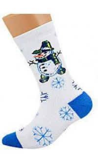 Носки детские BIMBA B9NОснеговик микроплюш зима
