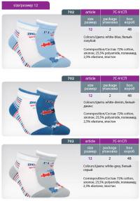 НОСКИ детские TIP-TOP 7С-91СП р.12 рисунок 702 (2 пары)